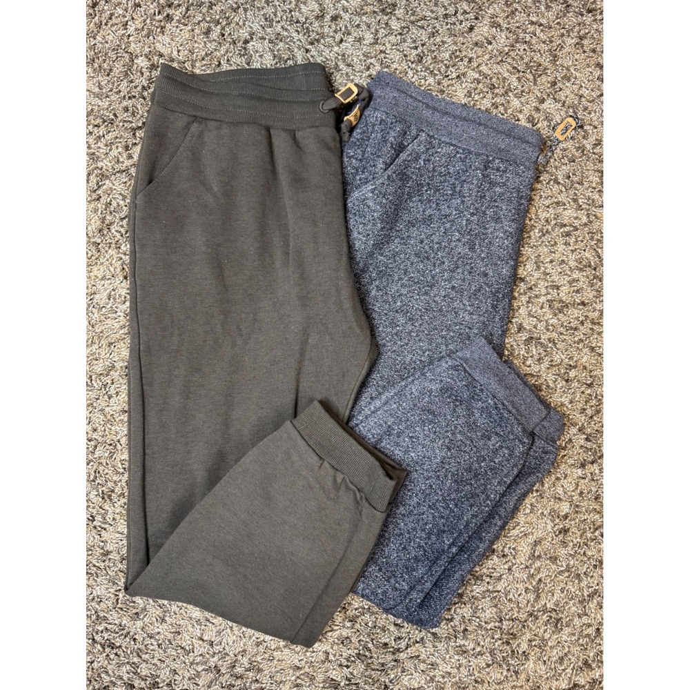 Tentree Bamone Sweatpants Bundle Mens XL Olive Green Grey Marl Joggers Lotx2